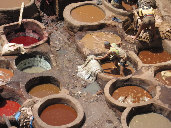 Morocco tanneries