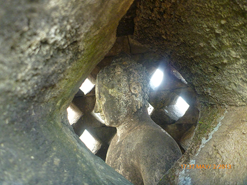 Did you know that each of these 72 Borobudur stupas has a buddha statue inside?