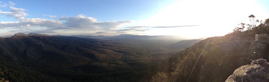 grampians-balconies-sunset