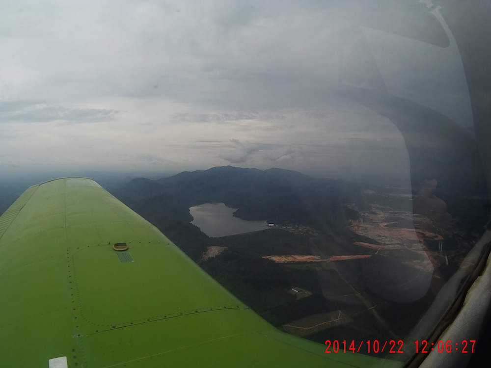 Flying over Gunung Pulai