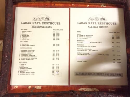 Laban-Rata-Food-Menu