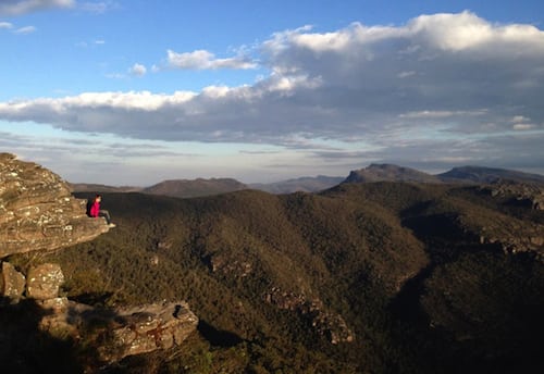 Grampians Sunset Reeds Lookout