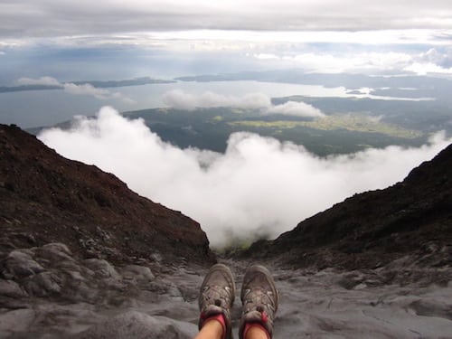 Mount Mayon peak