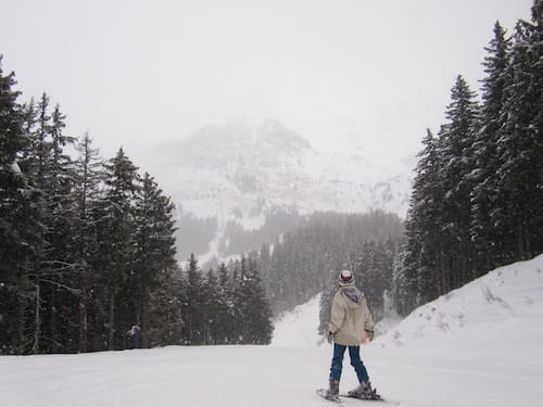 Skiing French Alps