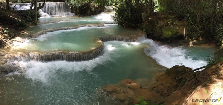 Kuangsi Terraces Waterfall Laos