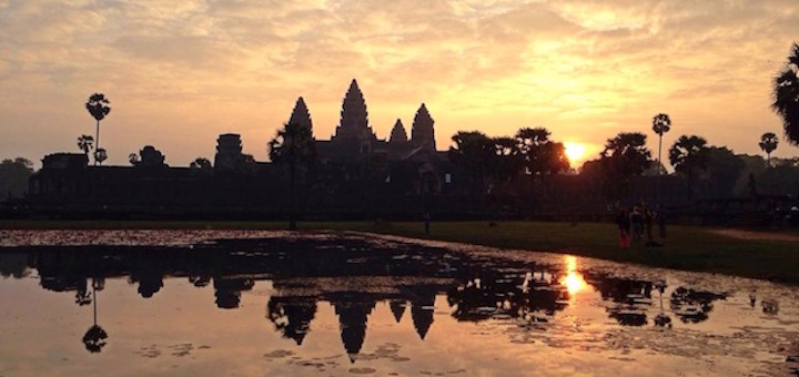 sunrise at angkor wat